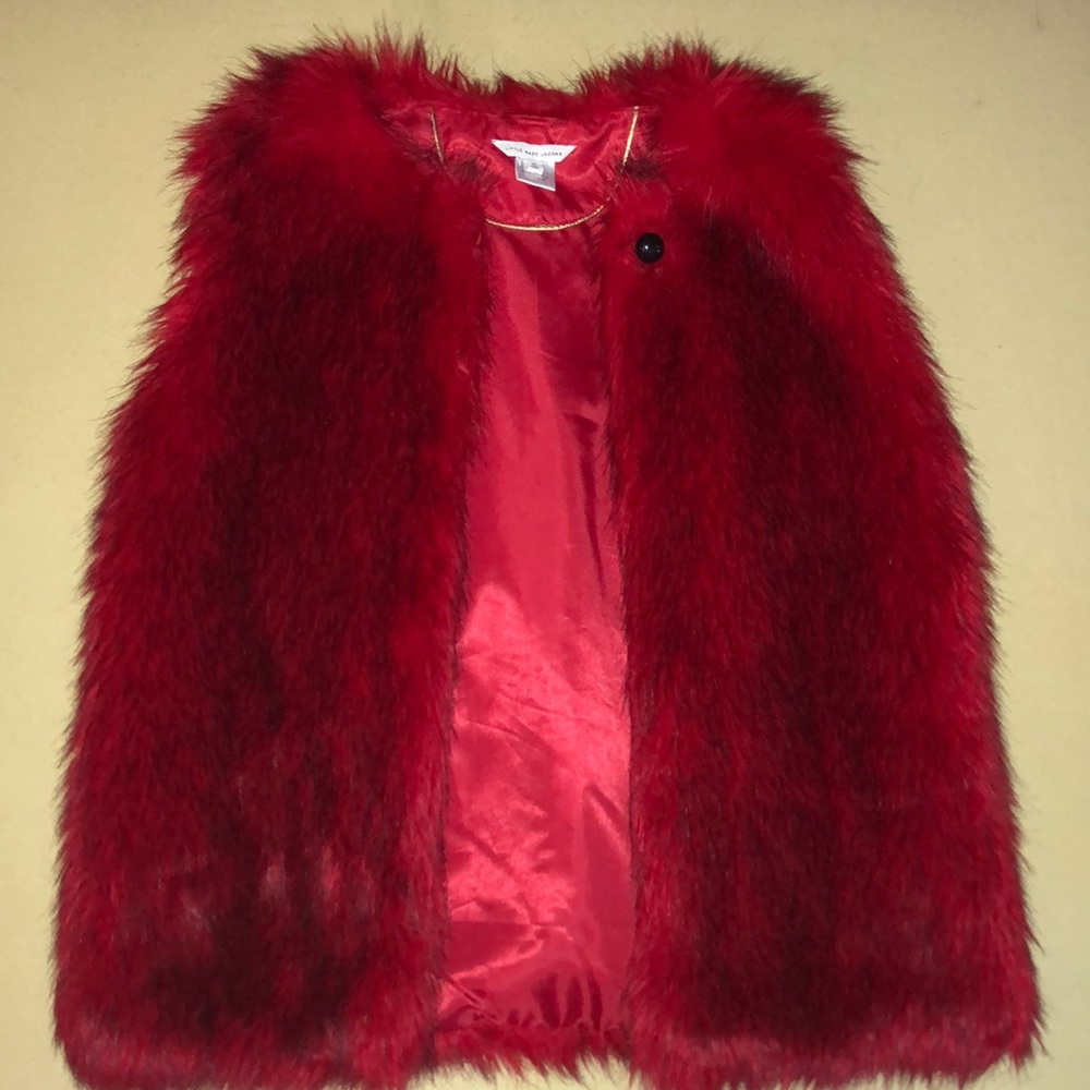 red marc jacobs kids vest
